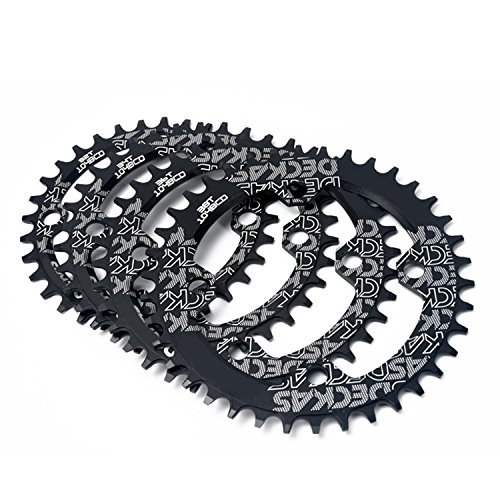 104BCD 36T Bike Single Chain ring for 9 10 11 Speed for Most Bicycle Road Bike Mountain BMX MTB-Red