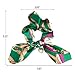 Cieovo 6pcs Hair Scrunchies Chiffon Elastic Hair Bands Bowknot Pearls Hair Ties Elastic Hair Bands Hair Bow Chiffon Ponytail Holder for Women Rope Hair Accessories