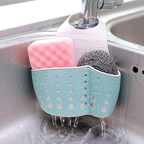 Sunnyys Kitchen Drainage Shelf Multifunctional Dishwashing Sponge Storage Rack