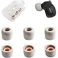 Foam Ear Tips for Sony WF-1000XM4/WF-1000XM5 Tips Replacement for Sony LinkBuds S WF-C500 WF-1000XM3 Earbuds Tips for Sony Case Cover 3 Pairs Small Gray
