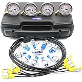 Hydraulic Pressure Gauges Kit - SINOCMP Upgraded