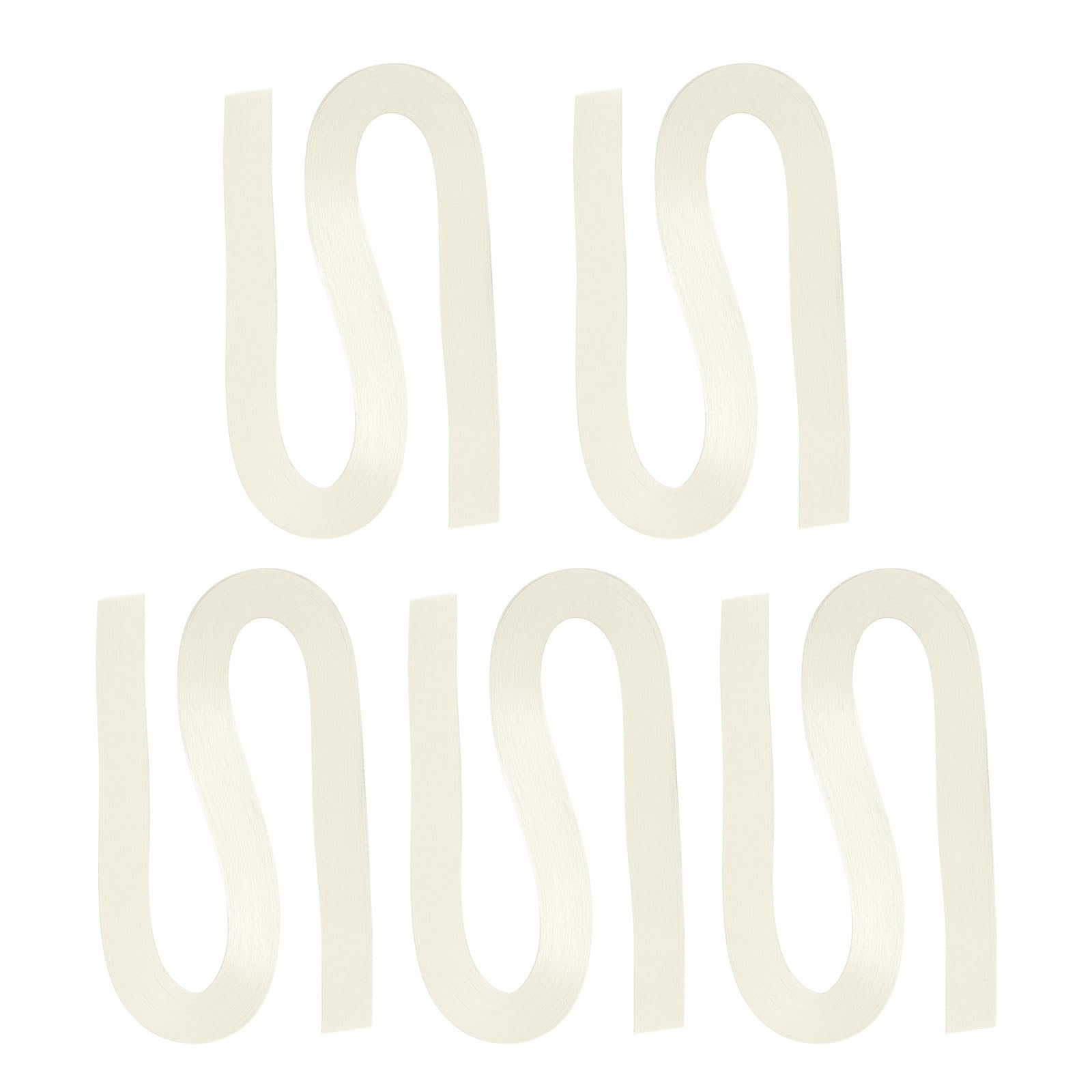 PATIKIL 600pcs Quilling Strips Paper 3mm(1/8") 54cm Origami Paper Quilling Strip for Art DIY Hand Craft Christmas, Beige