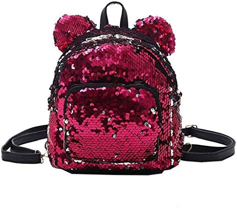 MOIKA Backpack Rucksack School Bags for Teenager Girls, Sequins School Backpack Satchel Girls Student Travel Shoulder Bag,Fits Textbook Purse Phone Clothes and Pens