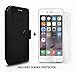LUPA iPhone 6, 6s Wallet Case | Durable and Slim | Lightweight with Classic Design & Ultra-Strong Magnetic Closure | Faux Leather |Black |Apple 6/6s (4.7 in)