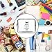 Clear Toiletry Bag, TSA Approved Transparent Waterproof Cosmetic Bag with Zipper Travel Luggage Pouch Carry On Clear Airport Airline Compliant Bag