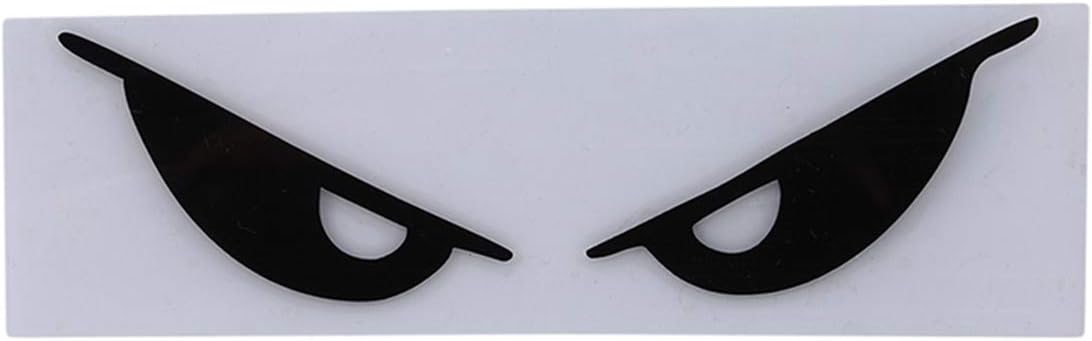 Beafavor Evil Eyes Motorcycle Helmet Classic Vinyl Decal Car Sticker Accessories (Black)
