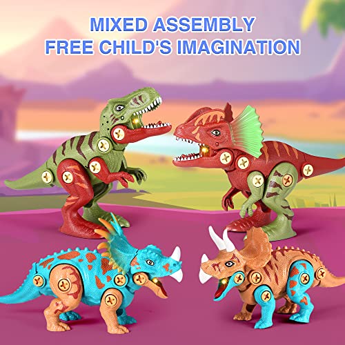 Dinosaur Toys for 3 4 5 6 7 8 Years Old Boys. STEM Educational Building