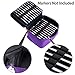 BTSKY 60 Slot Carrying Marker Case Holder --Canvas Zippered Markers Organizer for Primascolor Marker and Copic Sketch Marker (Purple)