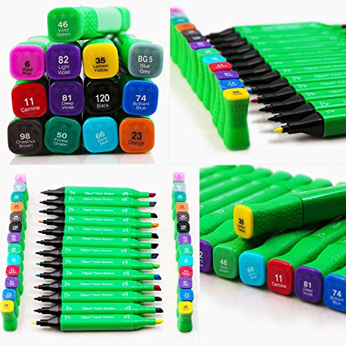 Fabric Markers Permanent Marker Pens For Fabrics T Shirts Clothes Big