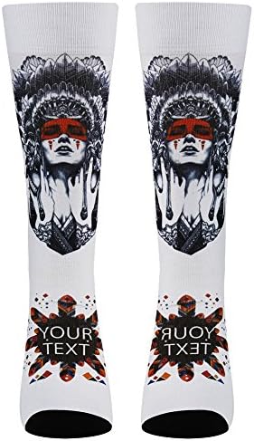 Halloween Socks Women, RTZAT Unisex Dark Goddess Funky Fun Halloween Gift Socks