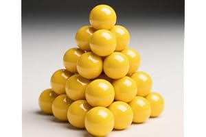 LAMBID 60 Counts Solid Nylon 50 Cal. Paintballs 50 Cal Rubber Balls Ammo for TR50/TP50/HDP50/HDR50 Reusable .50 Caliber Hard Plastic Projectiles for Self Defense