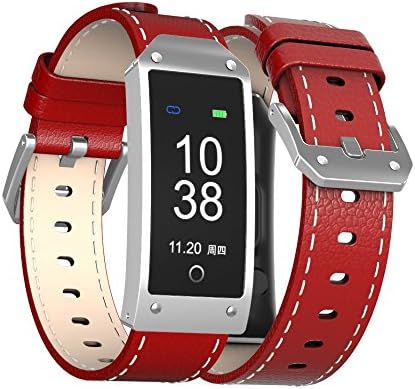 JIAYOUNX Fitness tracker,Smart bracelet watch Heart rate monitor Gps function Siri Sleep Remote photos Bluetooth music Find mobile phone Weather alert-A