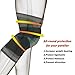 WEFOREVER Compression Knee Sleeve/Knee Brace with Adjustable Strap and Silicone Ring for Running, Jogging, Sports, Joint Pain Relief, Arthritis and Injury Recovery Large Size-Single Wrap