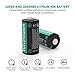 Updated CR123A Lithium Batteries RAVPower Non-Rechargeable 3V Lithium Battery, 16-Pack, 1500mAh Each, 10 Years of Shelf Life for Arlo Cameras, Polaroid, Flashlight, Microphones [CAN NOT BE RECHARGED]