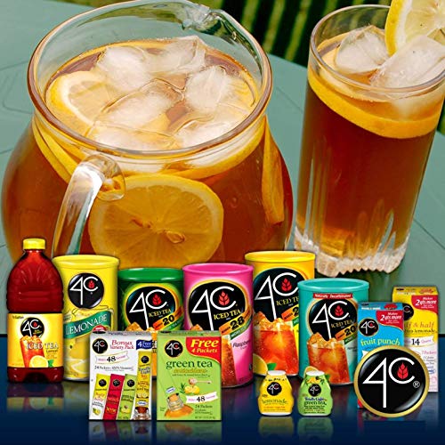 4C Energy Rush Drink Mix Pack of 2 Boxes 18 Packets Each Makes 36 Servings 6 Orange, 6