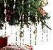 AMS Christmas Tree Ornaments 24PCS Aluminum Twisted Icicles Ornament Set for Christmas Tree New Year Party Decorations Supplies(Shiny 7
