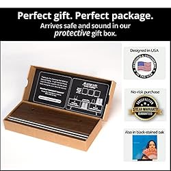 Optage Audio Tabletop Record Holder, Solid Wood Now