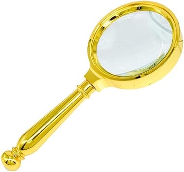 Amazon Co Jp 拡大鏡拡大鏡ハンドヘルドクラシック拡大鏡 大 直径70 Mm 10倍拡大鏡 本物のガラス精密レンズ黄斑変性症読書補助ルーペガラス部分視力用 スポーツ アウトドア