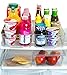 [Premium] Misc Home Refrigerator Organizer Bins - 2 Large Stackable Fridge Organizer Bins with Handles and 2 Nesting Fridge Bins w/ Lids - For Fridge Freezer and Kitchen Pantry Organizer Bins