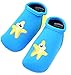 SUIEK Baby Boys Girls Swim Water Shoes Infant Pool Beach Sand Barefoot Aqua Socks (Blue, Small)