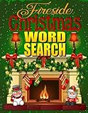 Fireside Christmas Word Search: Easy Large Print Puzzle Book for Adults & Kids: PLUS 30 Christmas Coloring Pages for Relaxation: Great Christmas ... Grandma (Word Search Puzzle Books) (Volume 2) by Kids Coloring Books