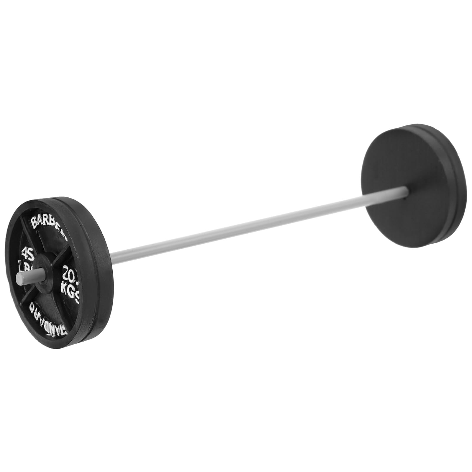 Toyvian Dollhouse Barbell,1: 12 Mini Dumbbells Model Miniature Sports Equipment Simulation Fitness Equipment Model for Action Figures Dioramas Models Accessories Black