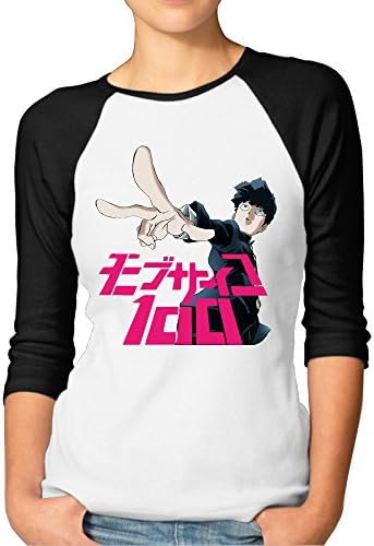 Women Anime Mob Psycho 100 Raglan T Shirts