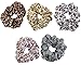 12 Hair Scrunchies Bobbles Bands Holders Set