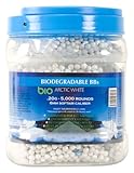 Soft Air 5,000 ct. Bottle Arctic Biodegradeable White Airsoft BBs (6mm, 0.20g)