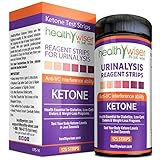 Ketone Strips 125ct - Great for Diabetics & Ketosis, Professional Grade Ketone Urine Test Strips for Use in Atkins Diet, Weightloss, Low Carb, Ketogenic & Paleo Diet, Urinalysis Strips 99% Accuracy
