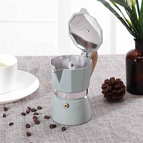 Aluminium Kaffeemaschine Durable Mokka cafeteira Espresso Espressokocher Topf Praktische Moka Kaffeekanne 300ml 6 Tassen… – Bild 4
