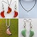 ALEXCRAFT 14 PCS Crescent Moon Stone Charms for Jewelry Making Healing Crystal Pendant Charm Chakra Reiki Stones Bulk for Necklace Earrings Bracelets Jewelry Making