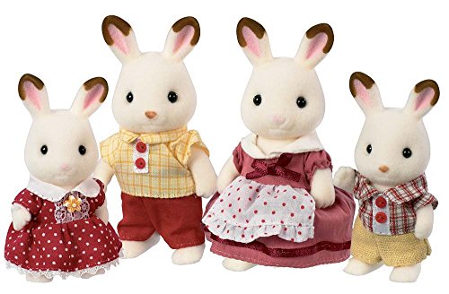Calico Critters Hopscotch Rabbit Family