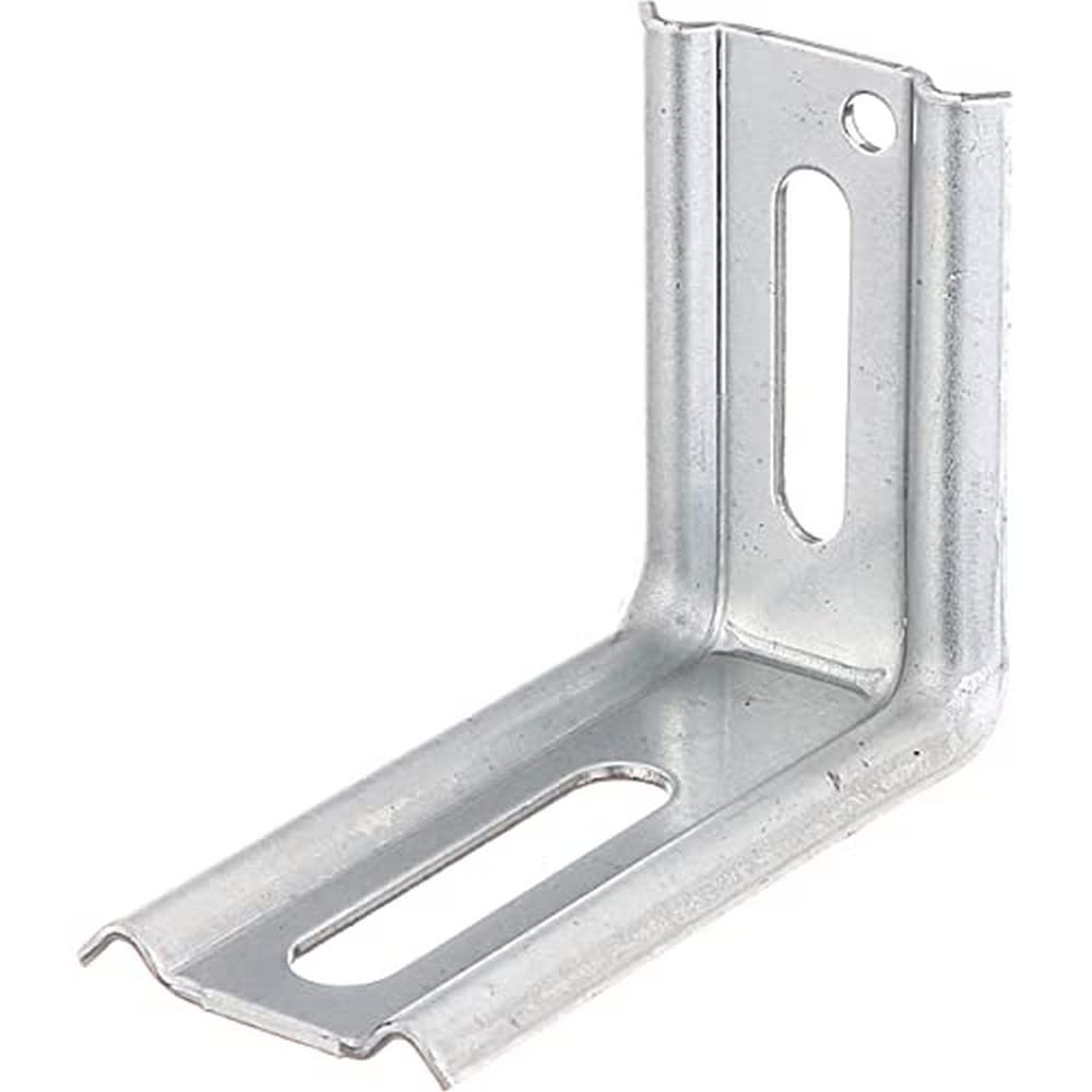 Adjustable Bracket 90° Angle Embossed with Elongated Hole Sendzimir-Galvanised 70 x 50 x 30 mm / 50 STK.