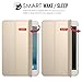 MoKo iPad Mini 4 Case - Slim Lightweight Smart-shell Stand Cover with Translucent Frosted Back Protector for Apple iPad Mini 4 7.9 inch 2015 Release Tablet, GOLD (with Auto Wake/Sleep)