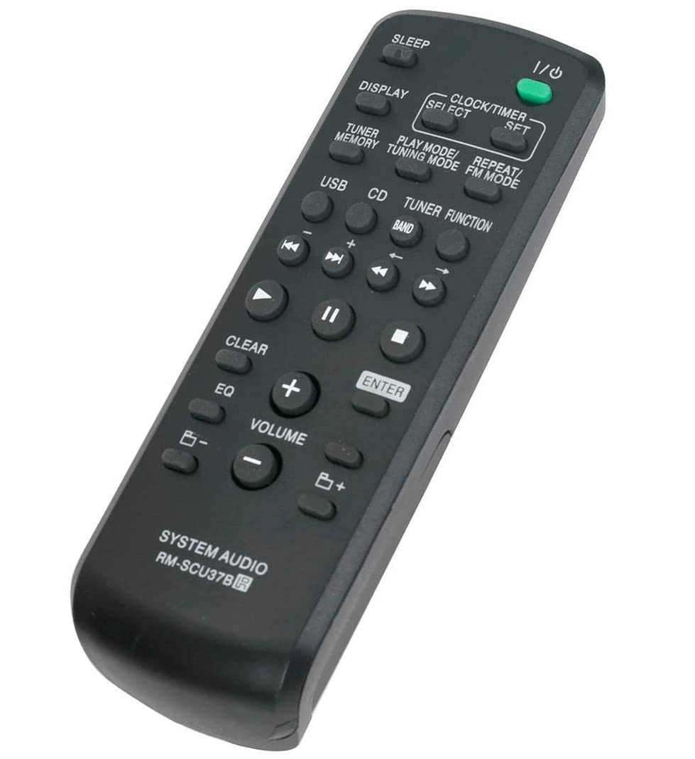 VINABTY Replacement Remote Control Fit for Sony Micro Hi-Fi Component System HCD-EX990Z HCD-FX200 HCD-FX205 MHC-ESX6 MHC-ESX8 MHC-EX600 MHC-EX700 MHC-EX900 RM-SCU37B