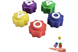 CARETHYS Gonggi Traditional Korean Tossing Game Gonggi Squid Tossing, 5PCS Stone Catching Game, Hand Eye Coordination Toy