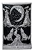 Crying Wolf of The Moon Tapestry wall hanging Bohemian Bed Sheet Ethnic Wall Art