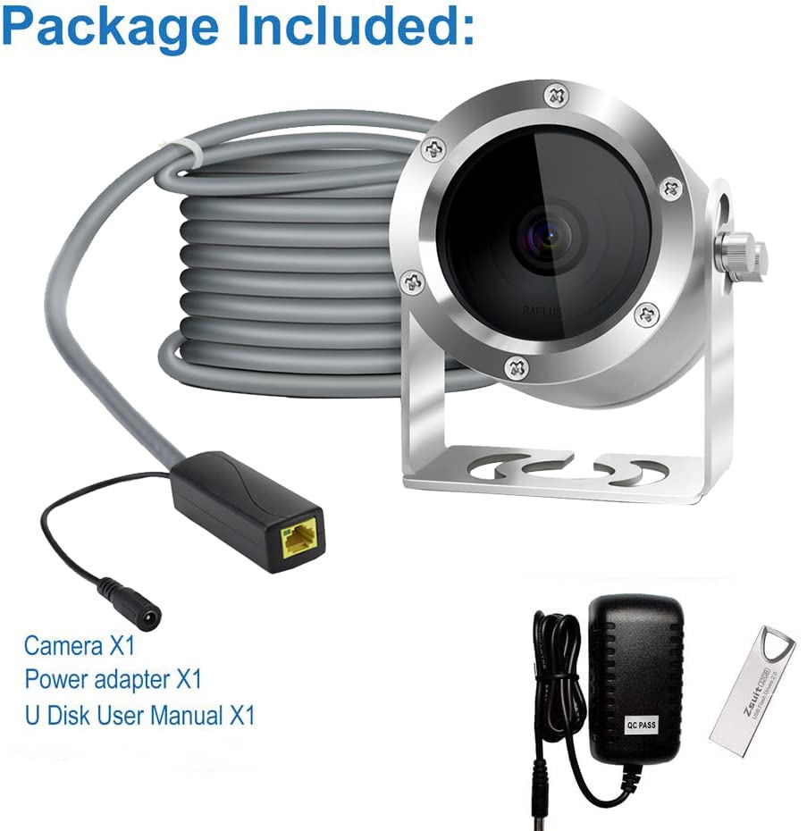 Barlus Underwater Camera, Aquarium Live Streaming Pond 5MP Camera with