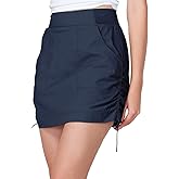 CAMEL CROWN Women's Skorts Golf Casual Tennis Skirts Tummy Control UPF 50+ Quick Dry Skirt with Pockets Active