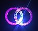 Jofan 10pcs New Style Colorful LED Flash Glow Bracelets Acrylic Light-up Rave Wristbands