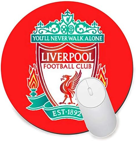 Round Gaming Mouse Pad Creative Custom Non-Slip Mouse Mat-Liverpool