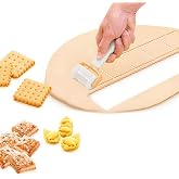 TIKATARER Biscuit Maker, Biscuit Cutter Crimped Circle Cutter Cracker Cutter Dough Rolling Cutter Ravioli Cutter for Pastry Scone Donut (#2), TIKATARERvkgfdb104o-02