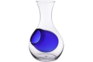 Hinomaru Collection Japanese Cold Sake Glass Decanter Bottle with Ice Pocket Cold Sake Chilled Server Home or Restaurant Use 