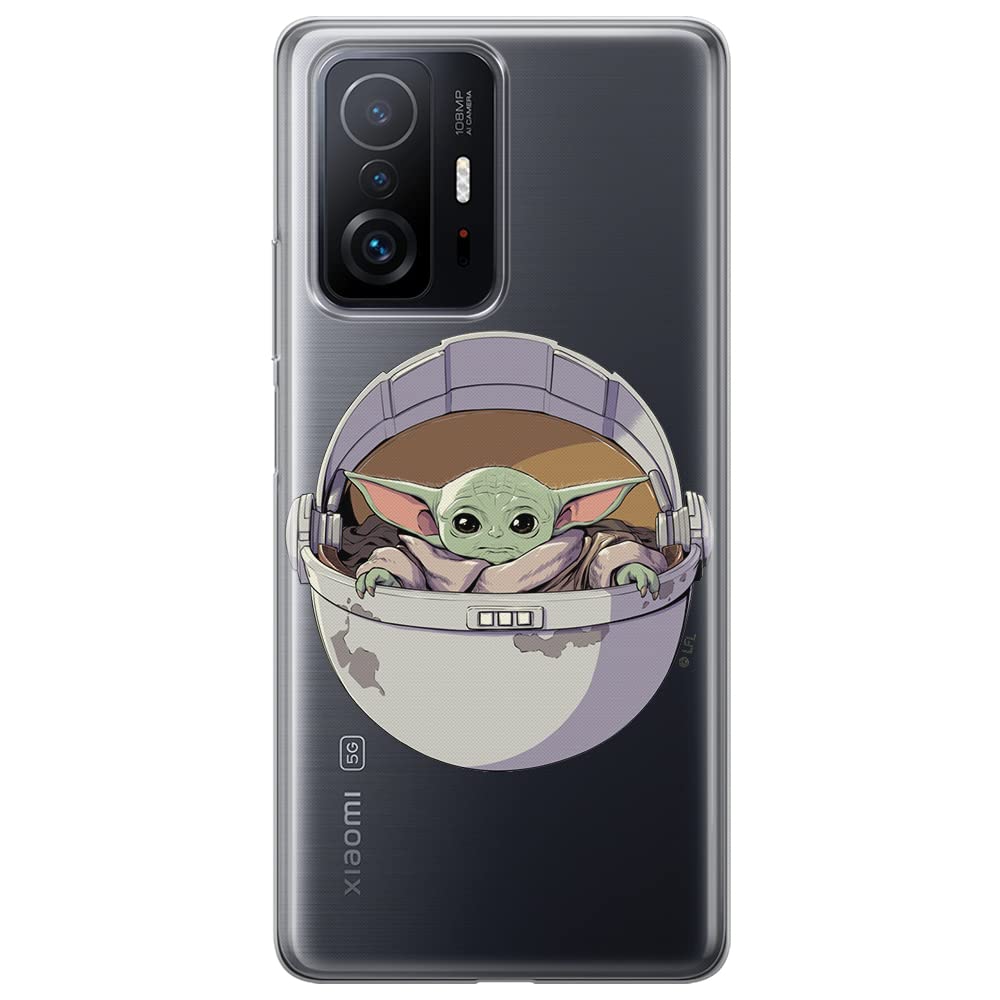 ERT GROUP mobile phone case for Xiaomi 11T 5G / 11T PRO 5G original and officially Licensed Star Wars pattern Baby Yoda 026 optimally adapted to the shape of the mobile phone, partially transparent