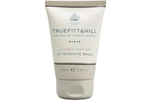 Truefitt & Hill Luxury Aftershave Balm - Ultimate Comfort - Premium Soothing Moisturizer with Aloe Vera Extract - Ideal for Sensitive Skin, Razor Burn Relief, and a Silky Smooth Finish - 3.38 oz.