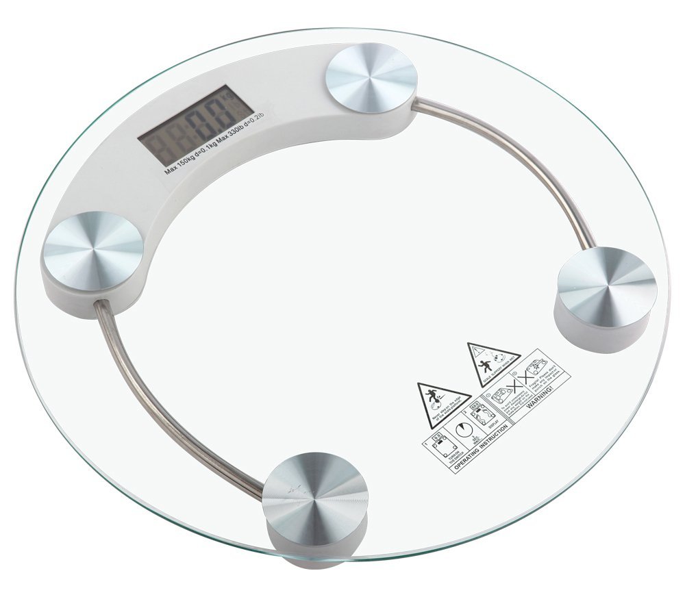 Tempo di Saldi Digital Electronic Glass Scale with 150 kg Capacity