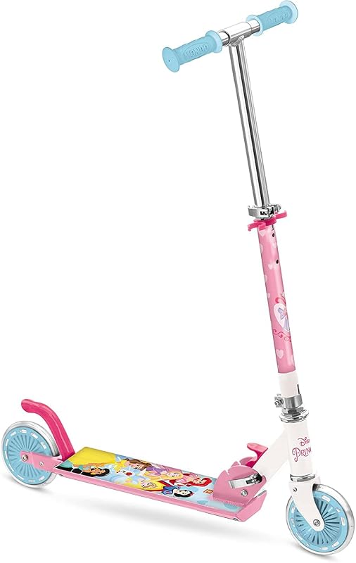 Brinquedos - Alu Scooter PRINCESS - Trotinete infantil de alumínio de duas rodas - Guiador ajustável - 28014