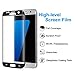 Winage Galaxy S7 Edge Screen Protector Winage, 3D Tempered Glass Screen Cover with 9H Hardness Full Coverage Ultra HD Clear Anti-Bubble Scratchproof - Black