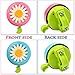 WENTS Kids Bike Accessories 2 Pcs Kids Bike Bell Sunflower Shaped and 4 Pcs Kids Bike Handlebar Tassel Streamers for Boys and Girls (Pink, Blue)thumb 2
